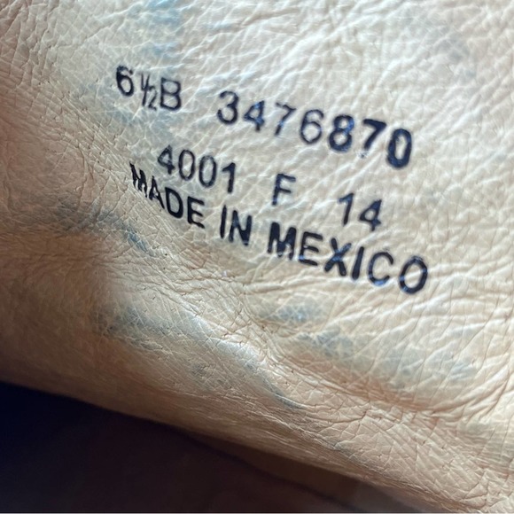 Frye Phillip Harness Distressed Dark Brown Leather Moto Ankle Boots Size 6.5 - Picture 11 of 11